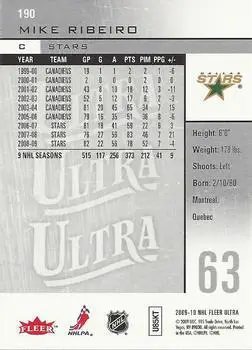 2009-10 Ultra Mike Ribeiro 1