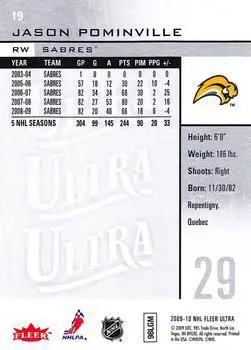 2009-10 Ultra Jason Pominville 1