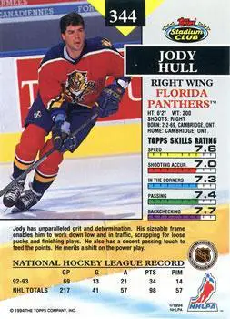 1993-94 Stadium Club Jody Hull 1