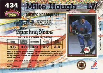 1992-93 Stadium Club Mike Hough 1