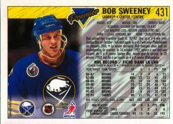 1993-94 Topps Premier Bob Sweeney 1