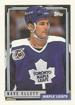 1992-93 Topps Dave Ellett