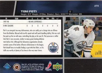 1998-99 Upper Deck Tom Poti 1