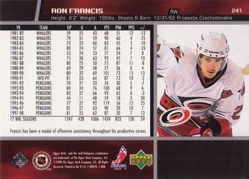 1998-99 Upper Deck Ron Francis 1