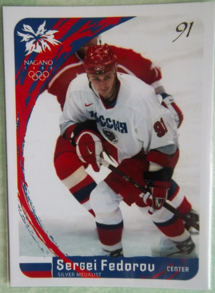 IIHF 1998 Nagano Olympic Hockey Sergei Fedorov/99