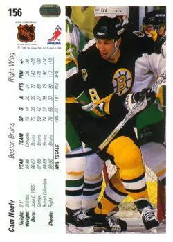 1990-91 Upper Deck Cam Neely 1