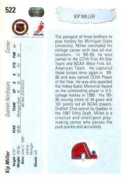 1990-91 Upper Deck Kip Miller 1