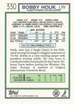 1992-93 Topps Bobby Holik 1