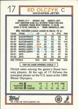 1992-93 Topps Ed Olczyk 1