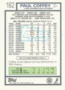 1992-93 Topps Paul Coffey 1