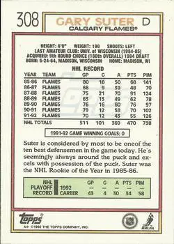 1992-93 Topps Gary Suter 1