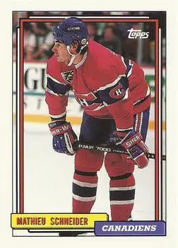 1992-93 Topps Mathieu Schneider