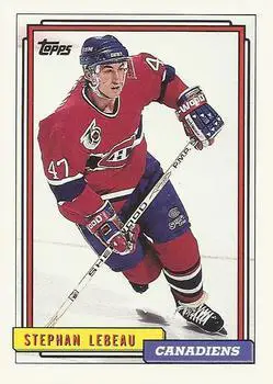 1992-93 Topps Stephan Lebeau