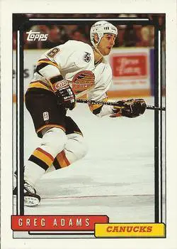 1992-93 Topps Greg Adams