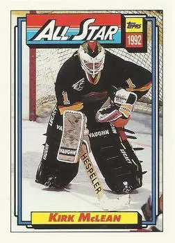 1992-93 Topps Kirk McLean