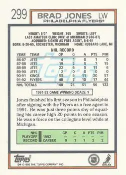 1992-93 Topps Brad Jones 1