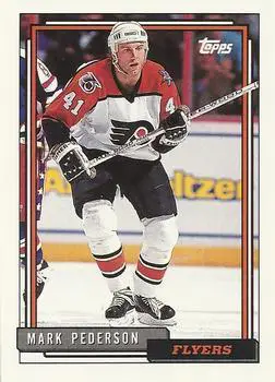 1992-93 Topps Mark Pederson