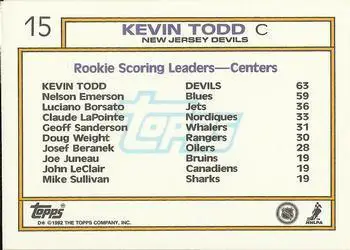 1992-93 Topps Kevin Todd 1