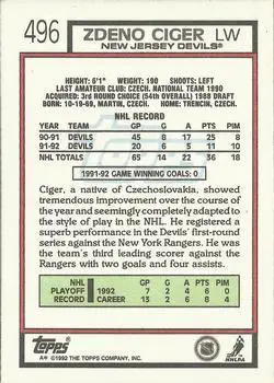 1992-93 Topps Zdeno Ciger 1