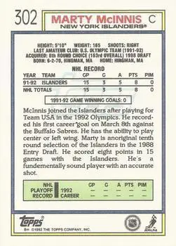 1992-93 Topps Marty McInnis 1