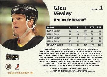 1991-92 Pro Set Glen Wesley 1