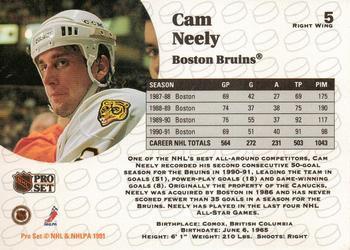 1991-92 Pro Set Cam Neely 1