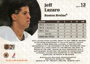 1991-92 Pro Set Jeff Lazaro 1