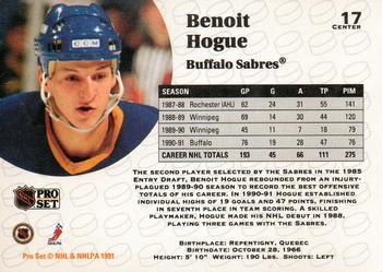 1991-92 Pro Set Benoit Hogue 1