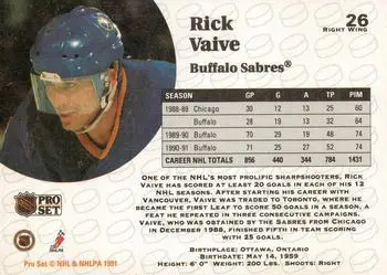 1991-92 Pro Set Rick Vaive 1