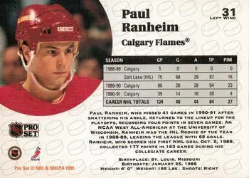 1991-92 Pro Set Paul Ranheim 1