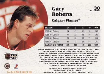 1991-92 Pro Set Gary Roberts 1