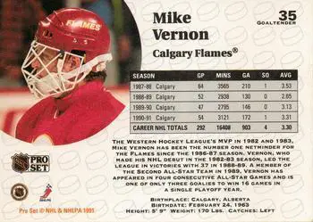 1991-92 Pro Set Mike Vernon 1