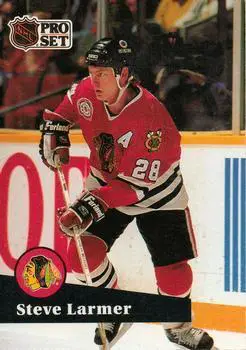 1991-92 Pro Set Steve Larmer