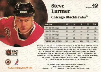 1991-92 Pro Set Steve Larmer 1