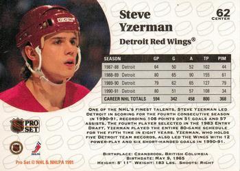 1991-92 Pro Set Steve Yzerman 1