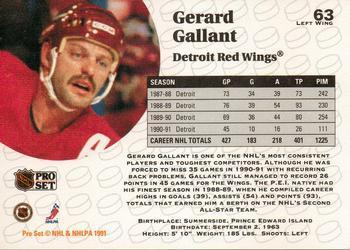 1991-92 Pro Set Gerard Gallant 1
