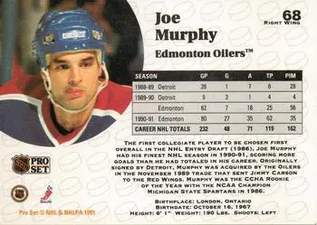 1991-92 Pro Set Joe Murphy 1