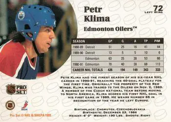 1991-92 Pro Set Petr Klima 1