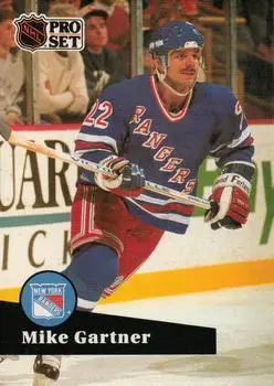 1991-92 Pro Set Mike Gartner
