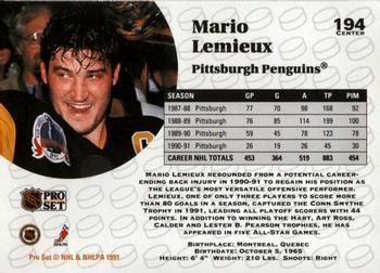 1991-92 Pro Set Mario Lemieux 1