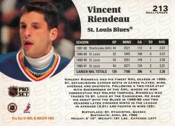 1991-92 Pro Set Vincent Riendeau 1