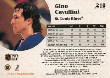 1991-92 Pro Set Gino Cavallini 1