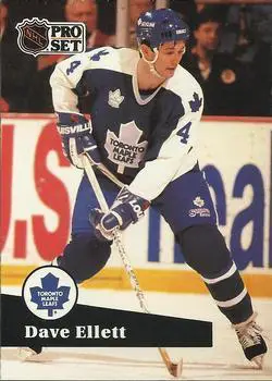 1991-92 Pro Set Dave Ellett