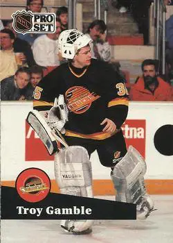 1991-92 Pro Set Troy Gamble