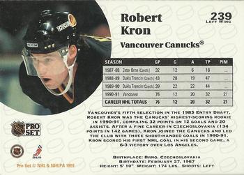 1991-92 Pro Set Robert Kron 1