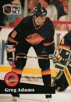 1991-92 Pro Set Greg Adams