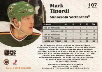 1991-92 Pro Set Mark Tinordi 1