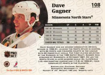 1991-92 Pro Set Dave Gagner 1