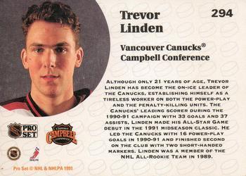 1991-92 Pro Set Trevor Linden 1