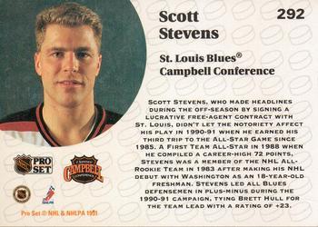 1991-92 Pro Set Scott Stevens 1